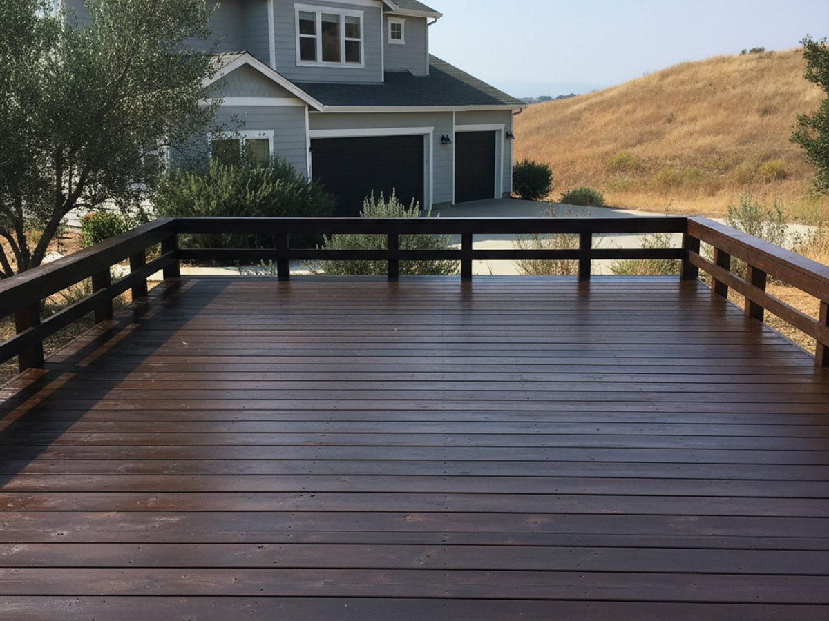 Deck Railing Repair & Installation completed by Western Deck Company in Ontario, CA