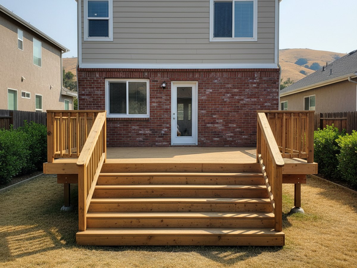 Deck Installation completed by Western Deck Company in Norco, CA