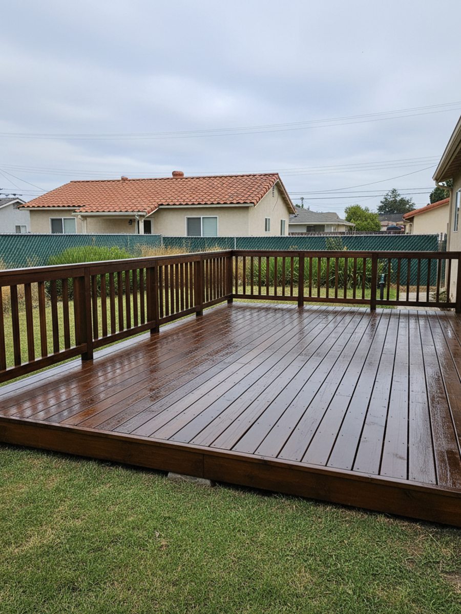Composite Deck Installation completed by Western Deck Company in Moreno Valley, CA