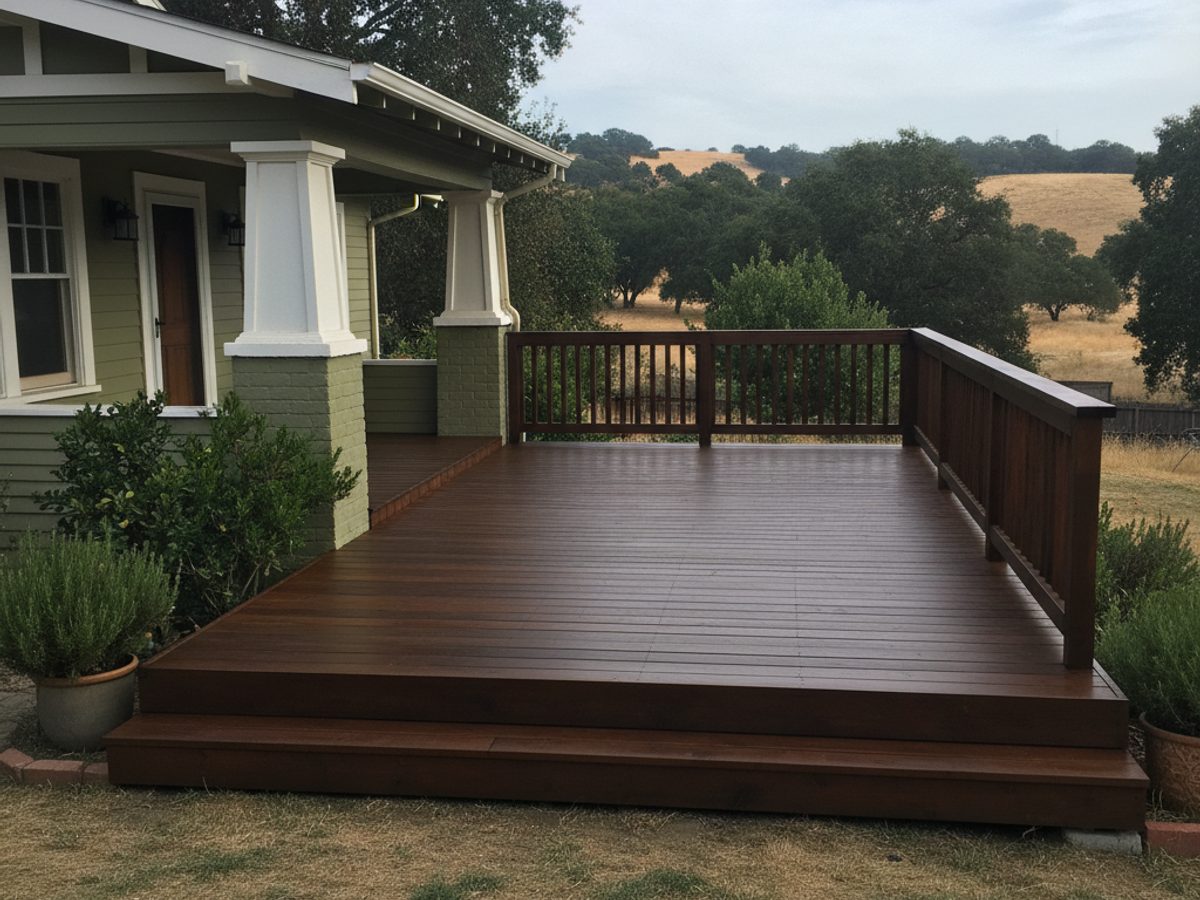 Deck Staining & Sealing completed by Western Deck Company in San Bernardino, CA