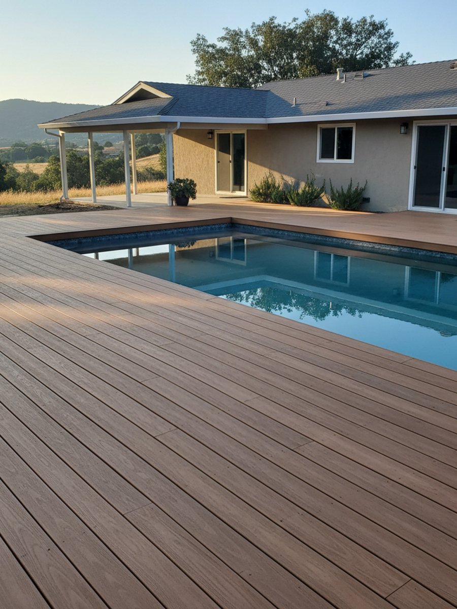 Composite Deck Installation completed by Western Deck Company in Fontana, CA